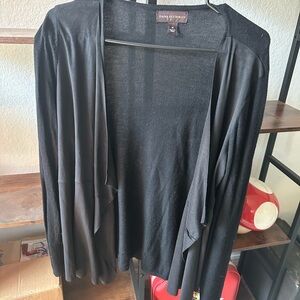 Dana Buchman Elegant Black Cardigan
